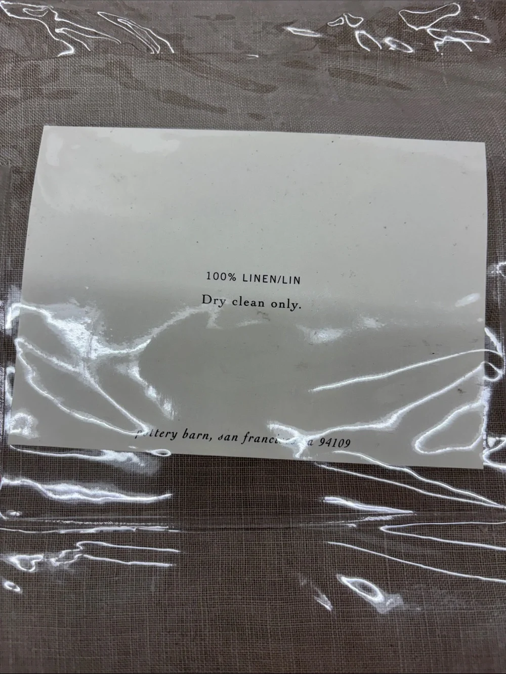 NWT Pottery Barn Linen Curtain Panel